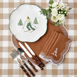 Alathea Caramel Linen Placemats (Set Of 4)