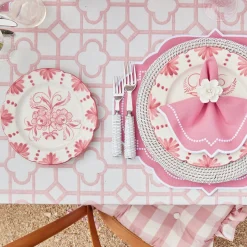 Amelie Pink Placemats & Napkins (Set Of 4)