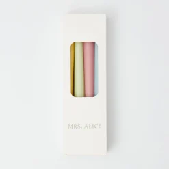 Assorted Pastel Candles (Set Of 8)