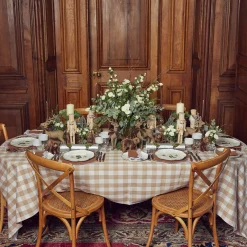 Biscuit Gingham Tablecloth
