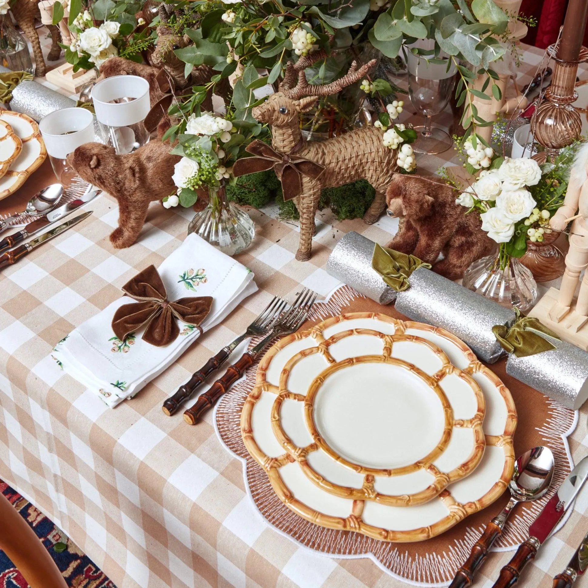 Biscuit Gingham Tablecloth