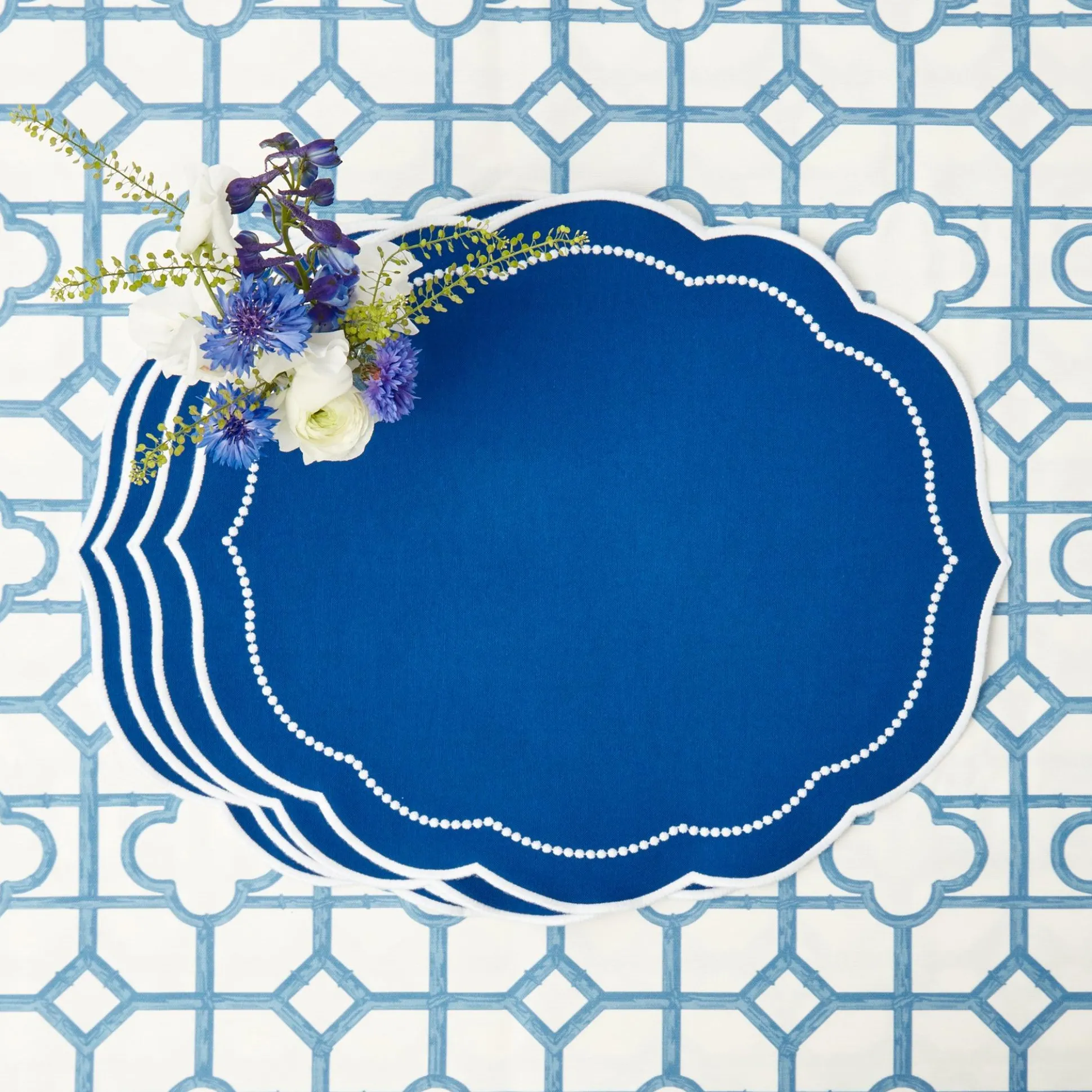 Blue Bamboo & Gabrielle Linen Set