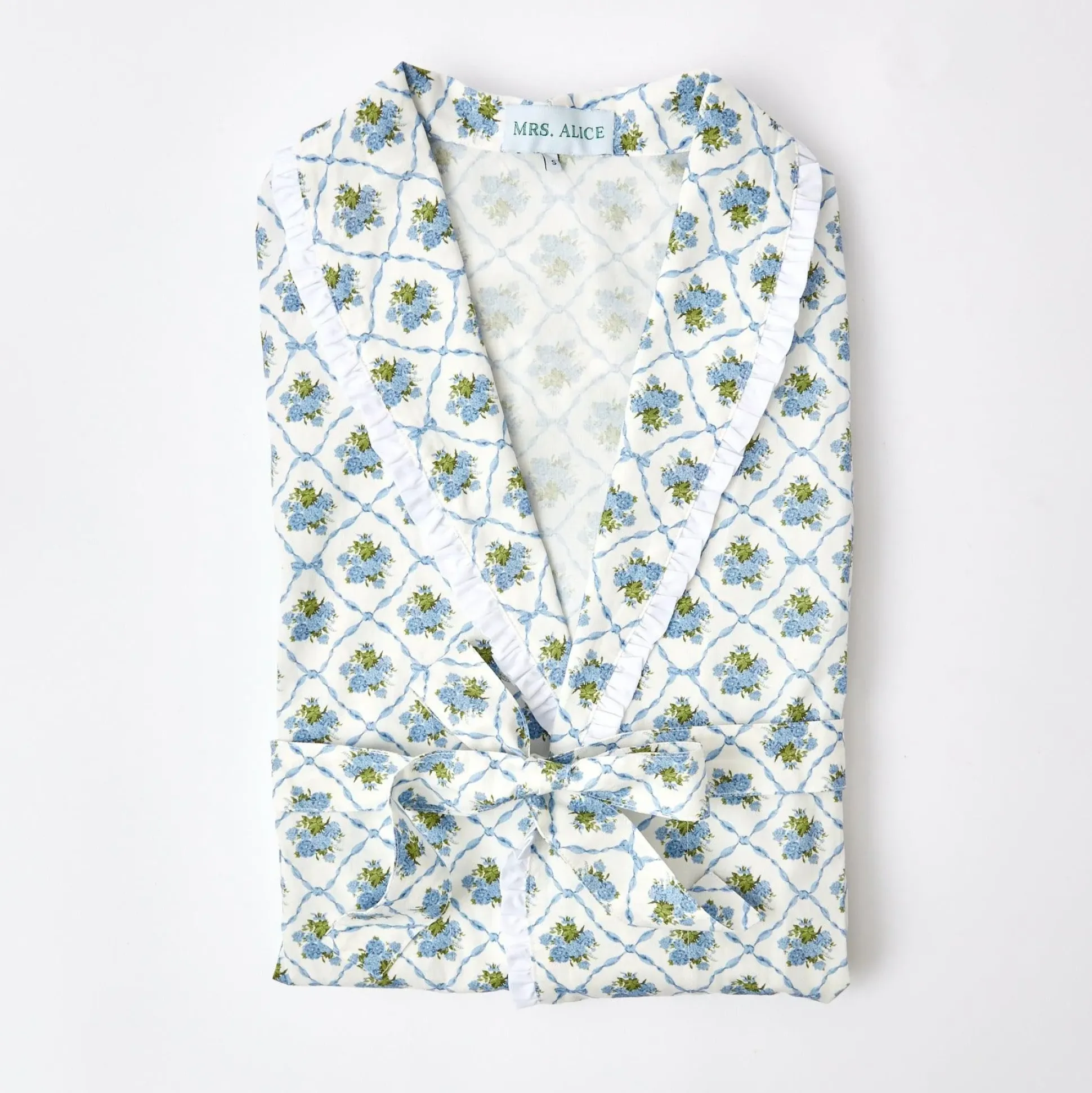 Blue Bouquet Dressing Gown