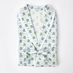 Blue Bouquet Dressing Gown
