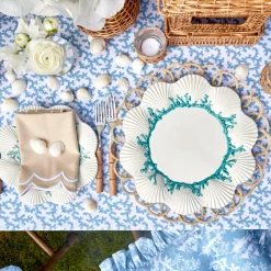 Blue Coral Dinner Plate
