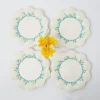 Blue Coral Dinner Plates (Set Of 4)