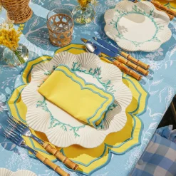 Blue Coral Starter Plates (Set Of 4)