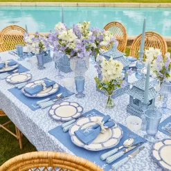 Blue Coral Tablecloth