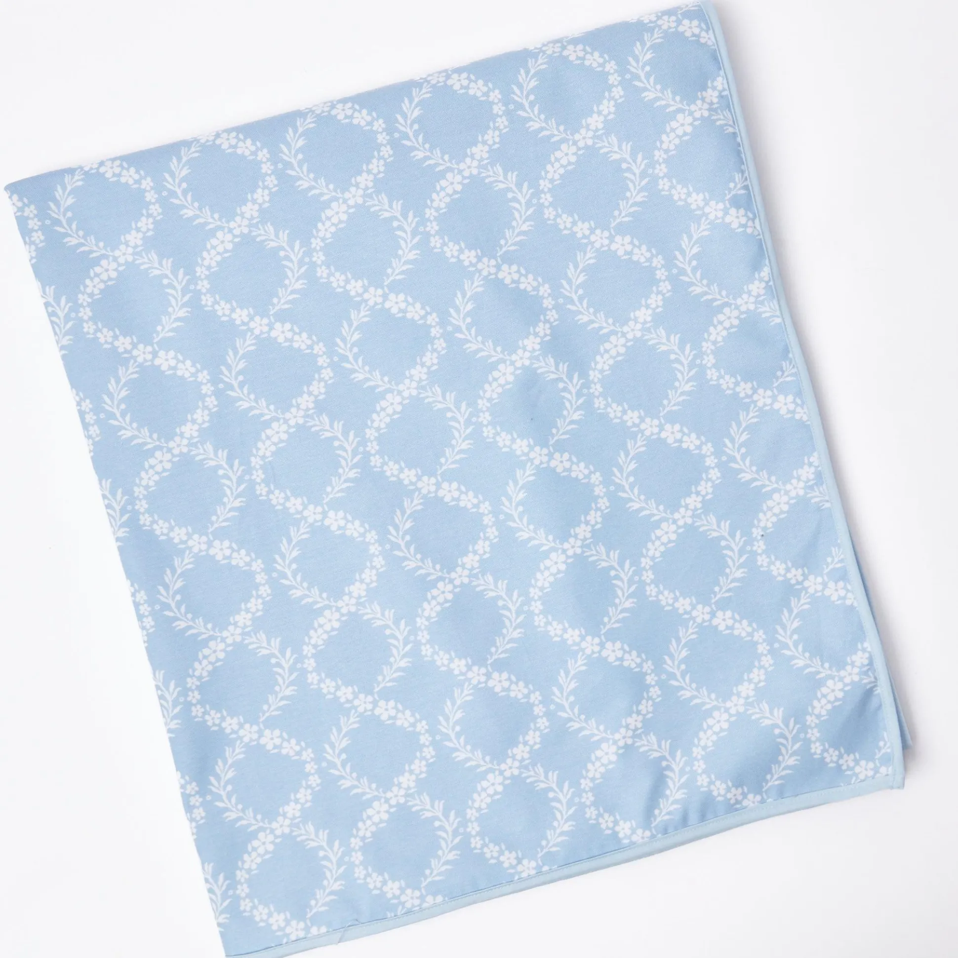 Blue Garland Tablecloth