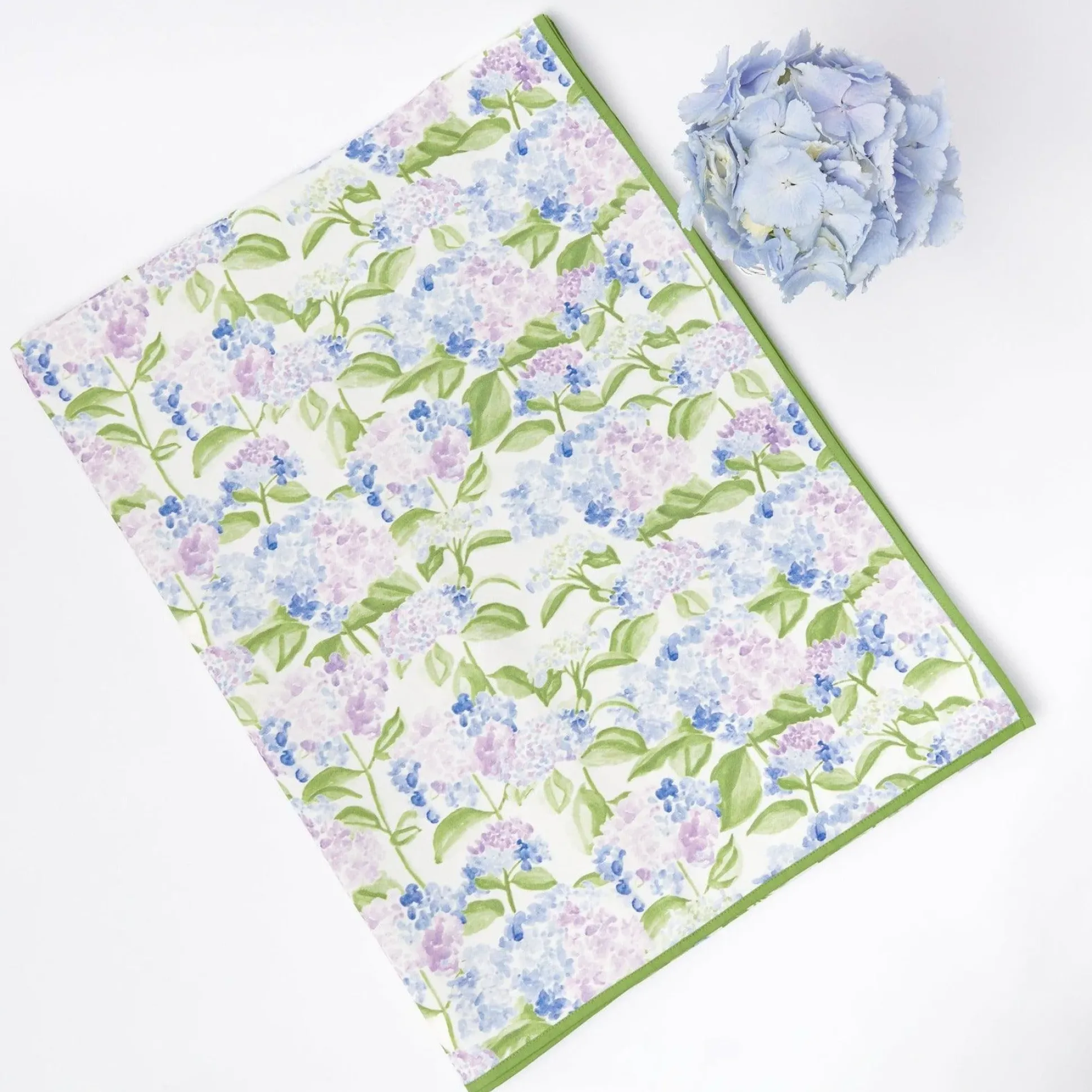 Blue Hydrangea Tablecloth