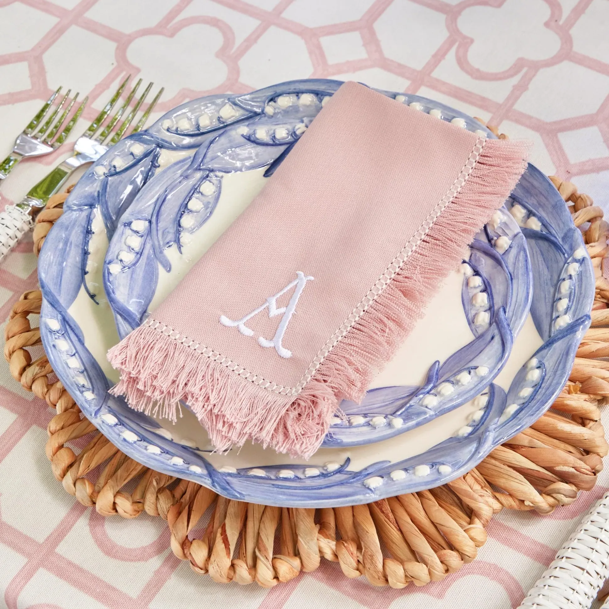 Blue Lily Of The Valley Starter Plate