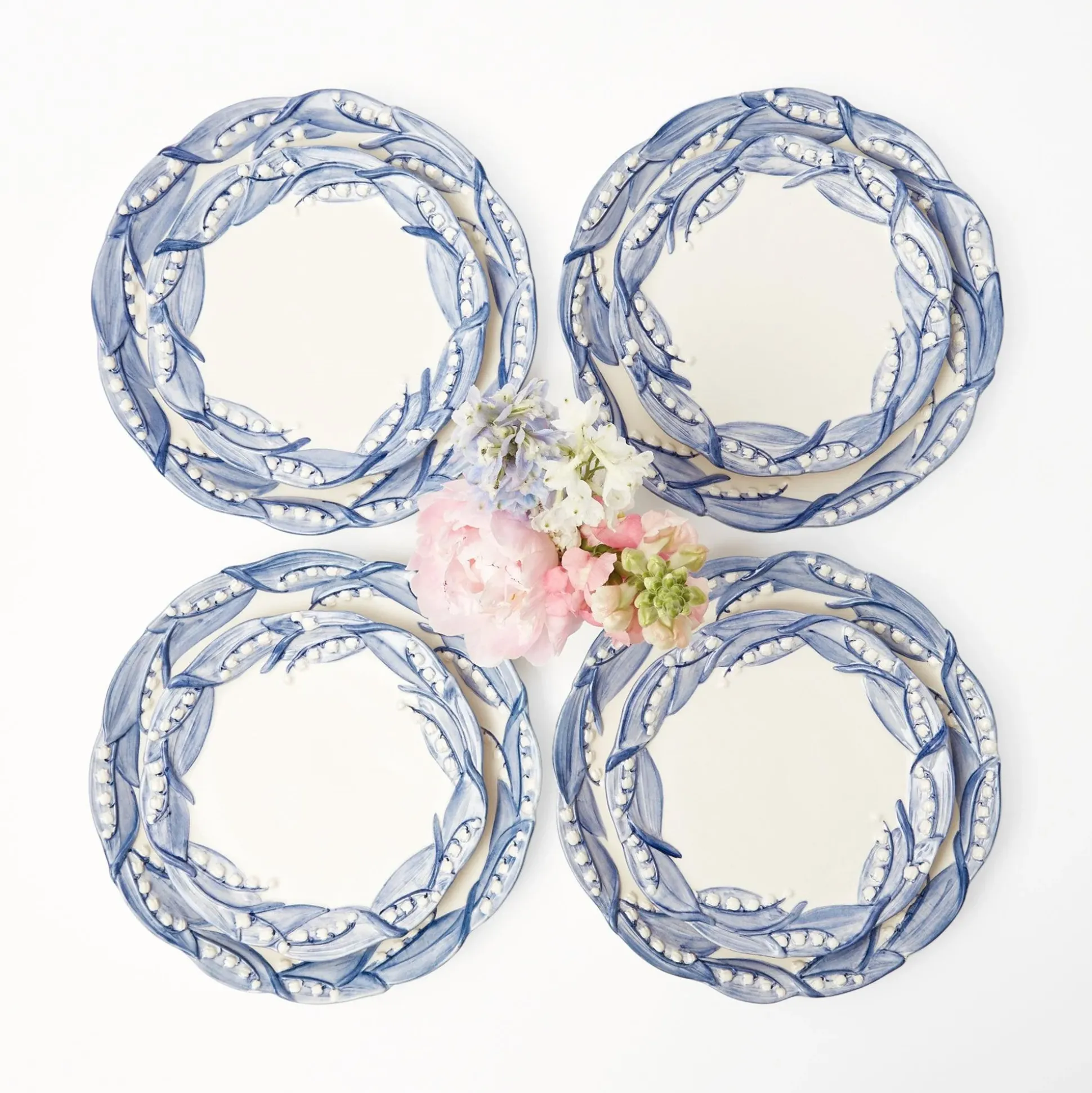 Blue Lily Of The Valley Starter Plate