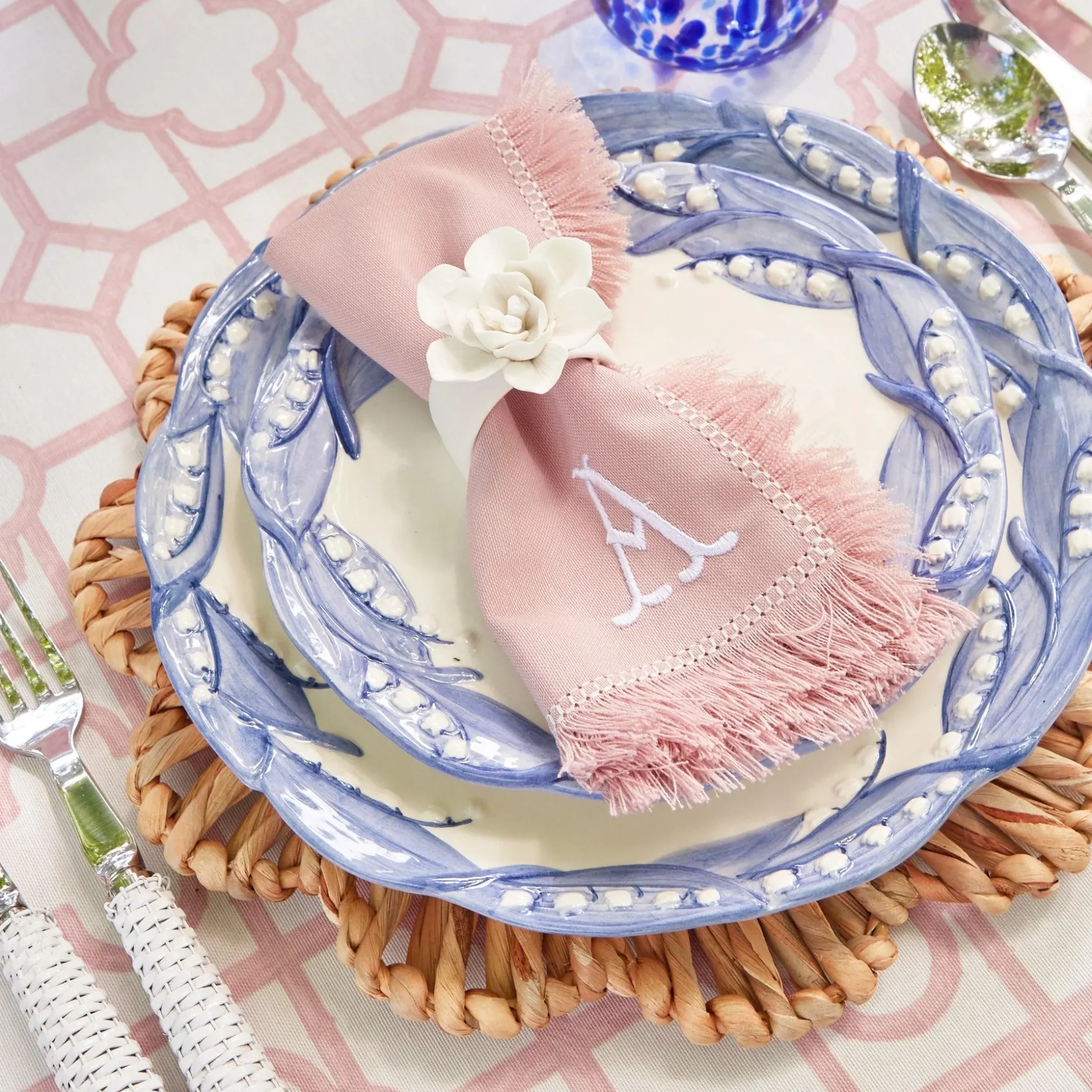 Blue Lily Of The Valley Starter Plate