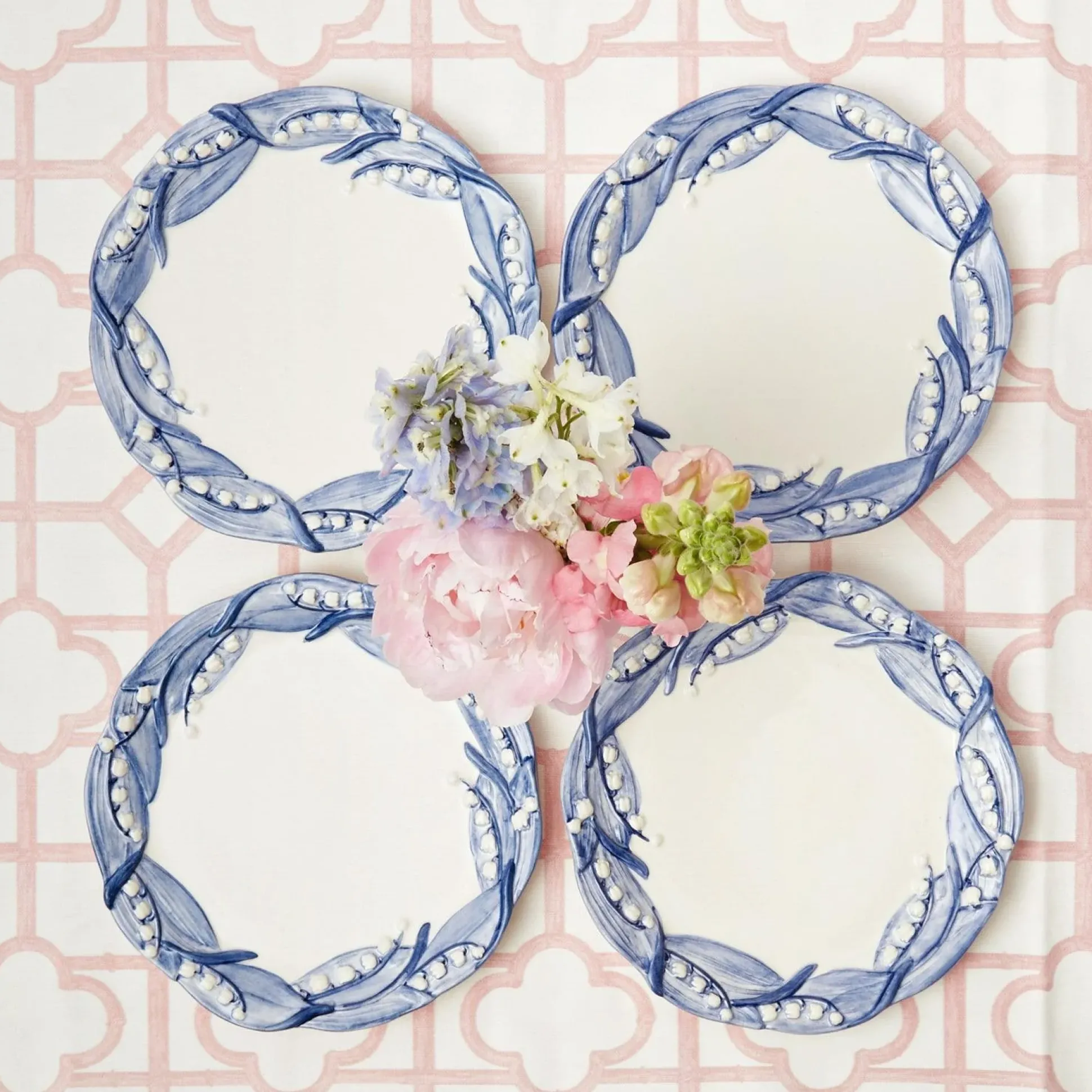 Blue Lily Of The Valley Starter Plate