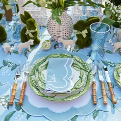 Blue Lily Of The Valley Tablecloth