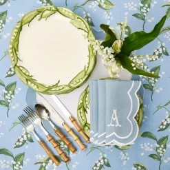 Blue Lily Of The Valley Tablecloth