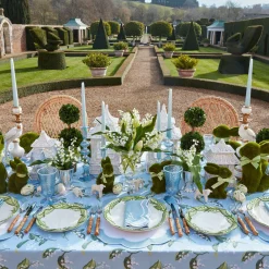 Blue Lily Of The Valley Tablecloth