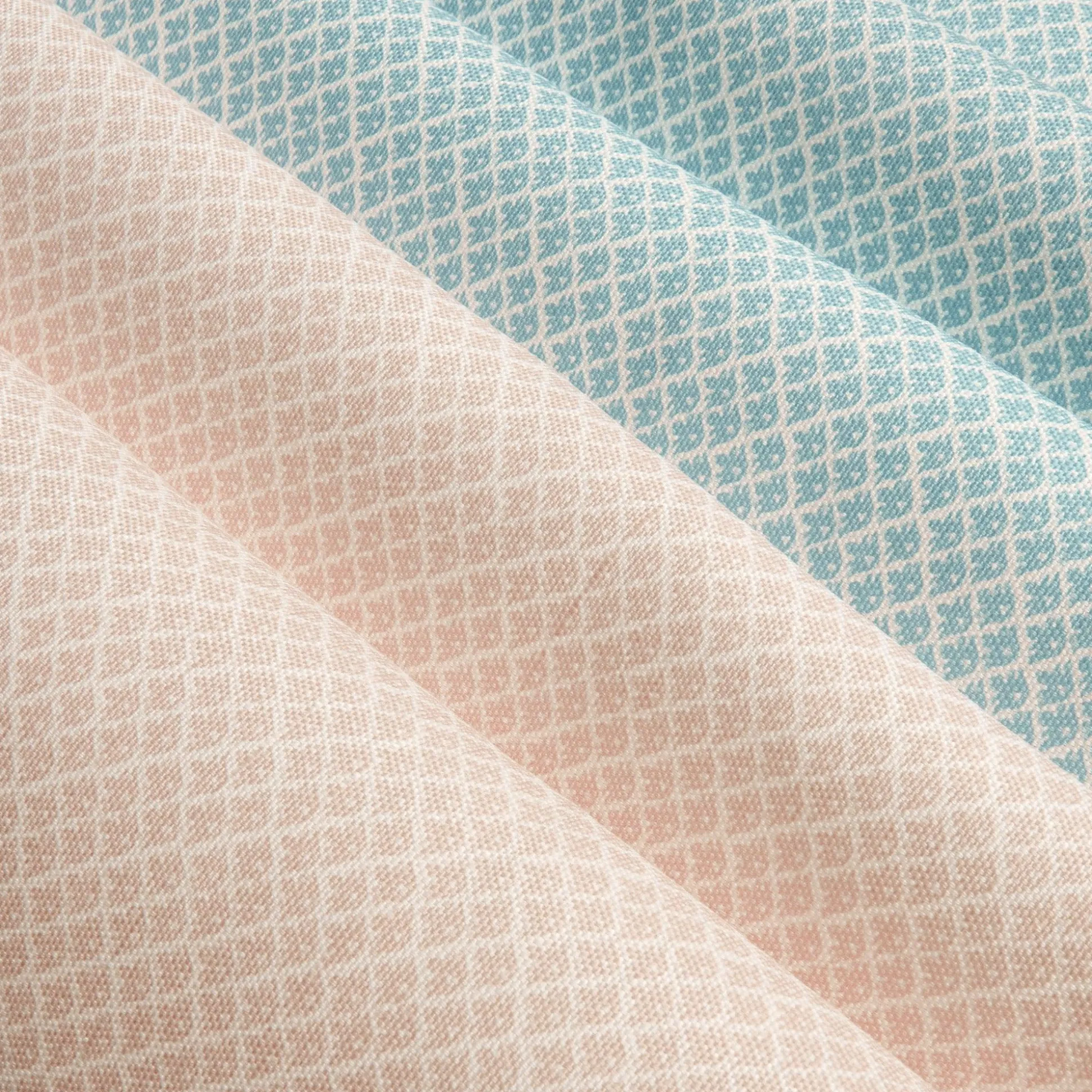 Blue Lotus Flower Fabric