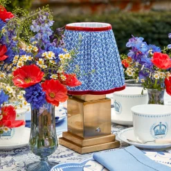 Blue Lotus Lampshade