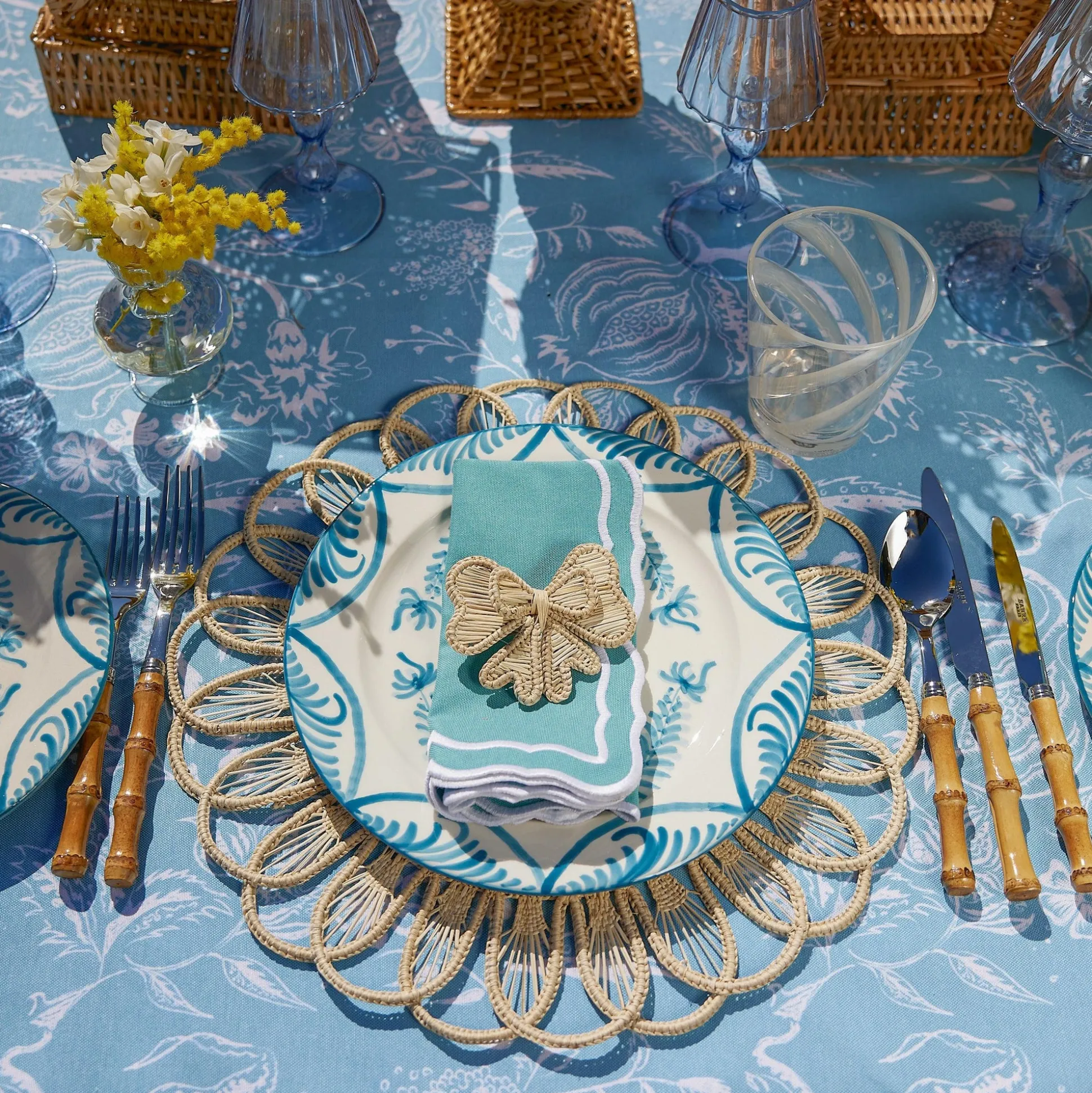 Blue Melograno Dinner Plates (Set Of 4)