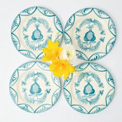 Blue Melograno Starter Plates (Set Of 4)