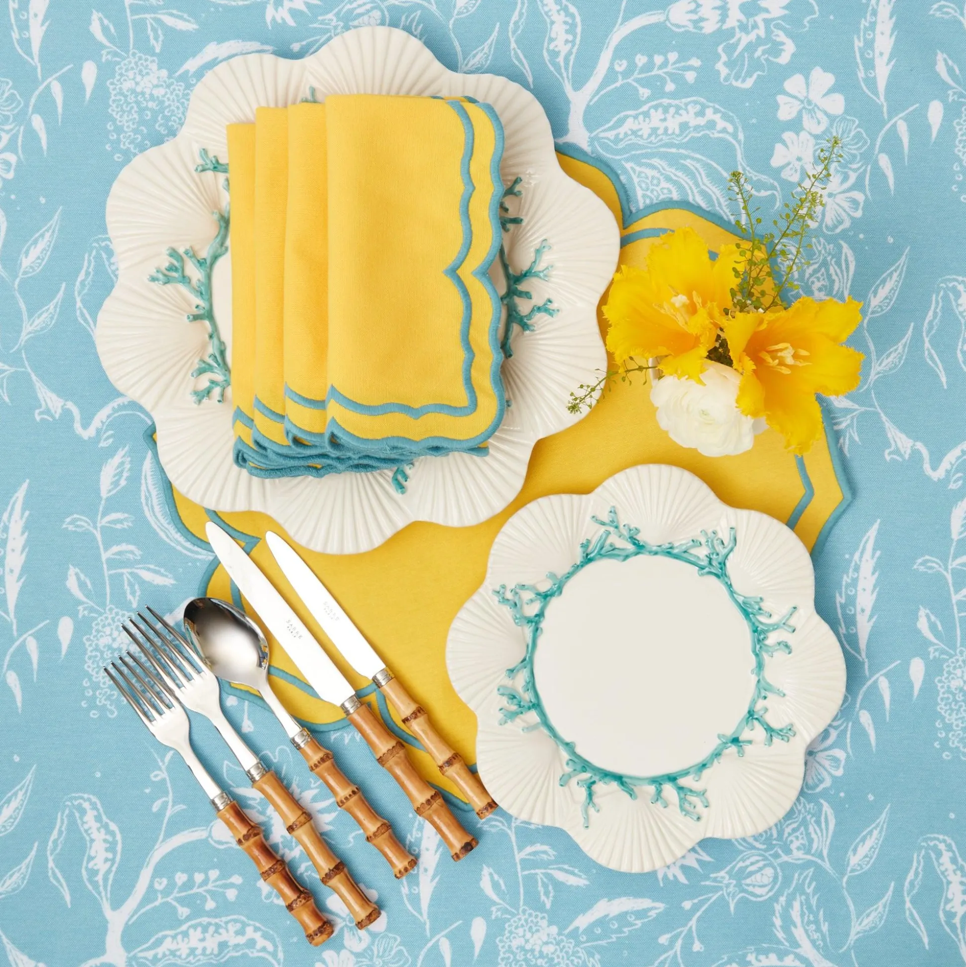 Blue Melograno Tablecloth