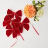 Burnt Orange Napkin Bows (Set Of 4)