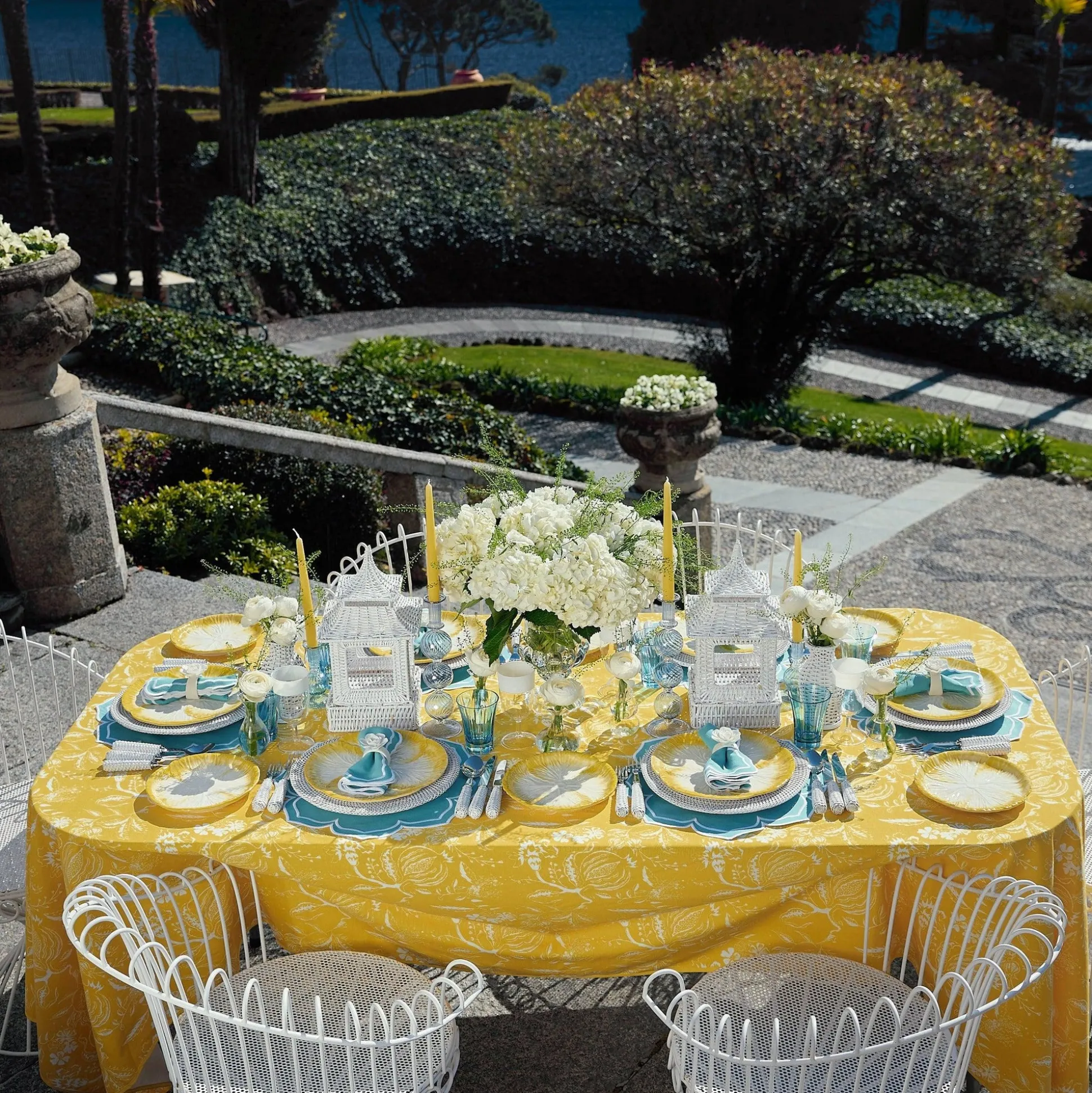 Camille Azure Candle Set (Yellow)