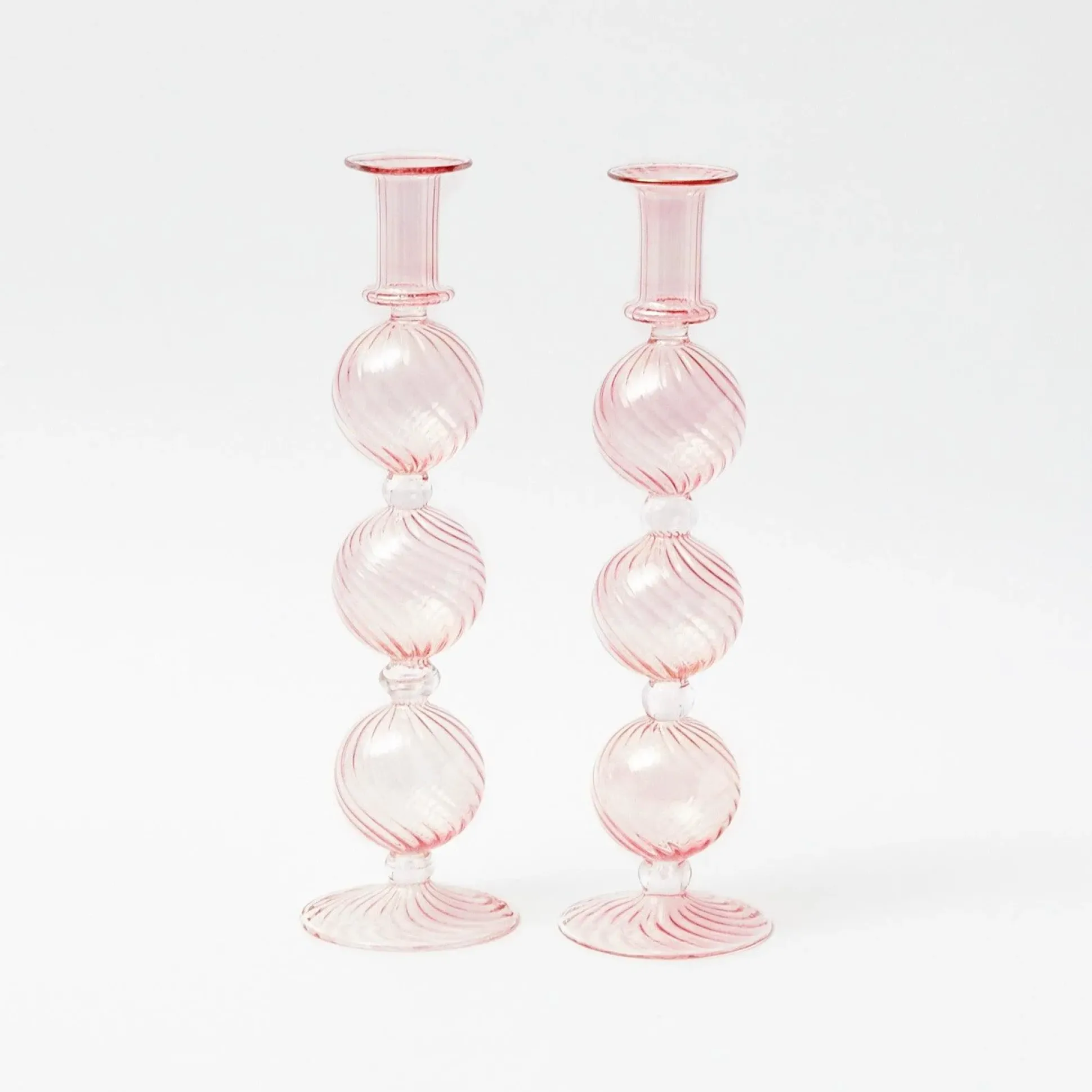 Camille Peony Candle Holder (Pair)