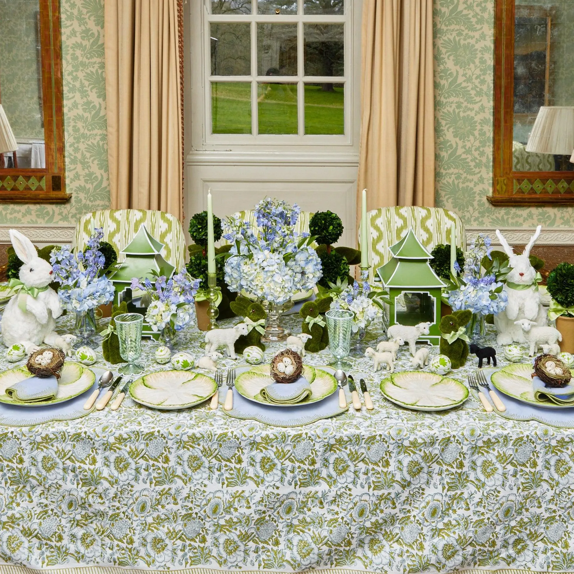 Capri Lettuce Dinner & Starter Plate (Set Of 8)