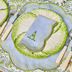 Capri Lettuce Dinner & Starter Plate (Set Of 8)