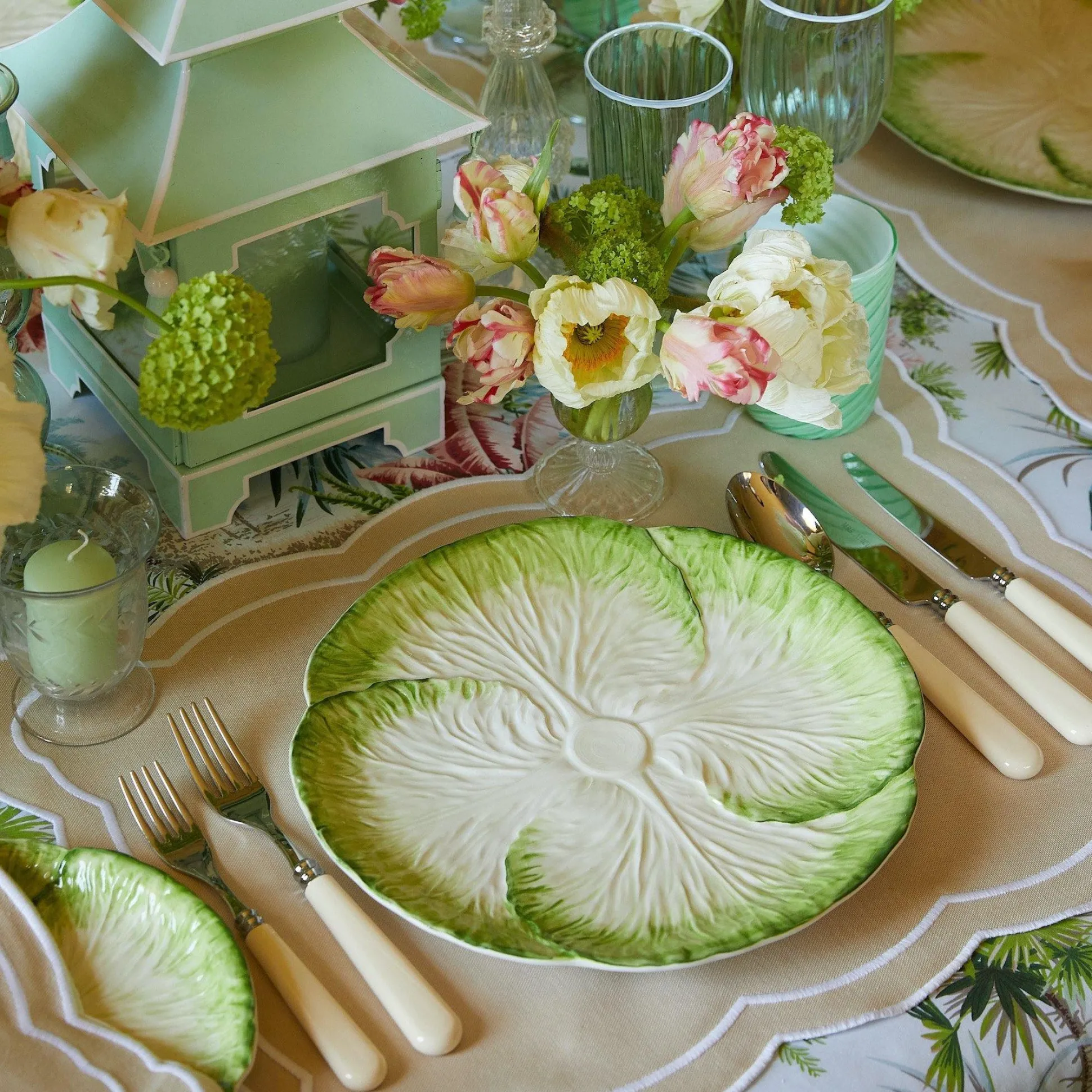 Capri Lettuce Dinner Plate (Set Of 4)