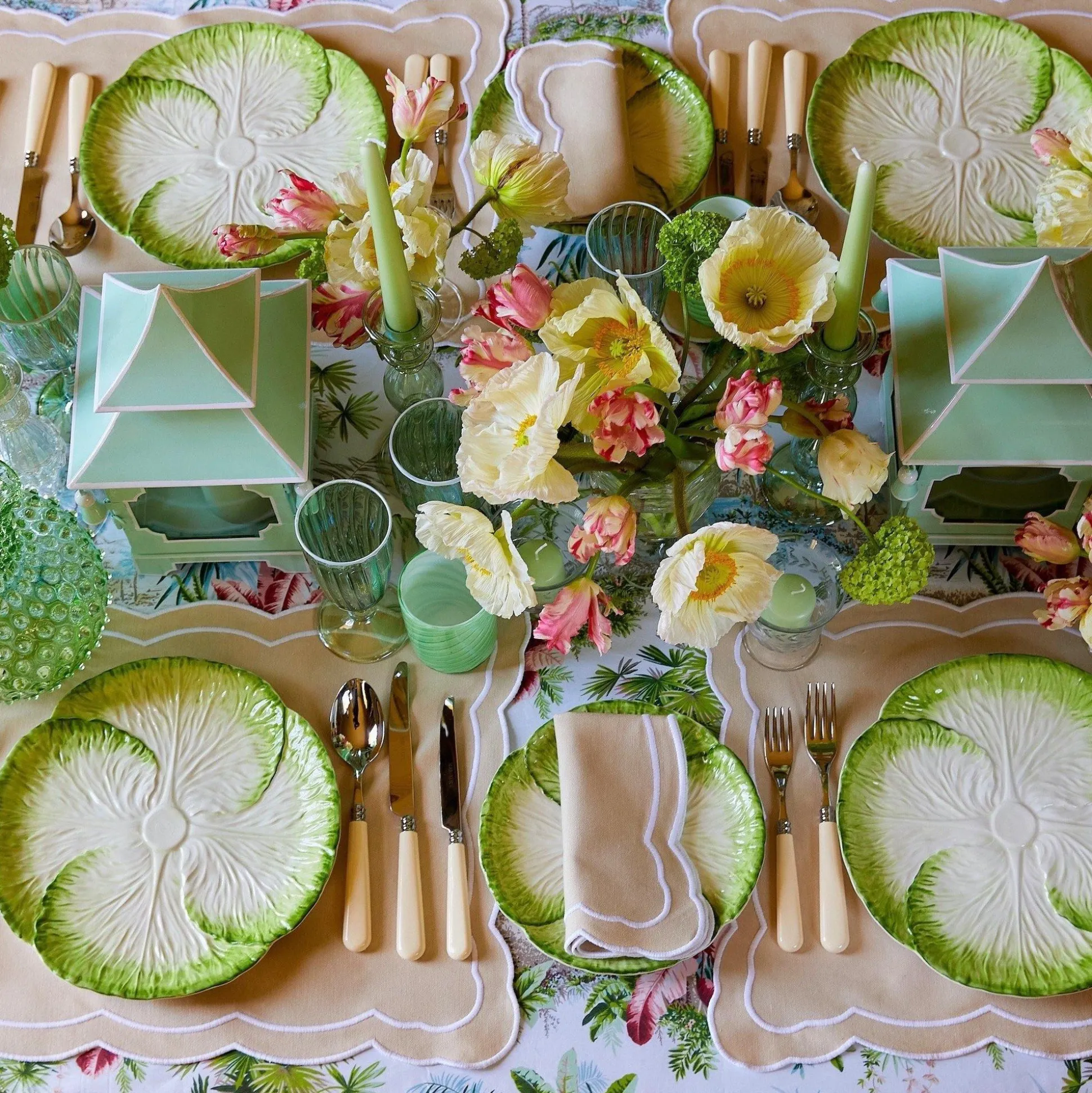 Capri Lettuce Dinner Plate (Set Of 4)