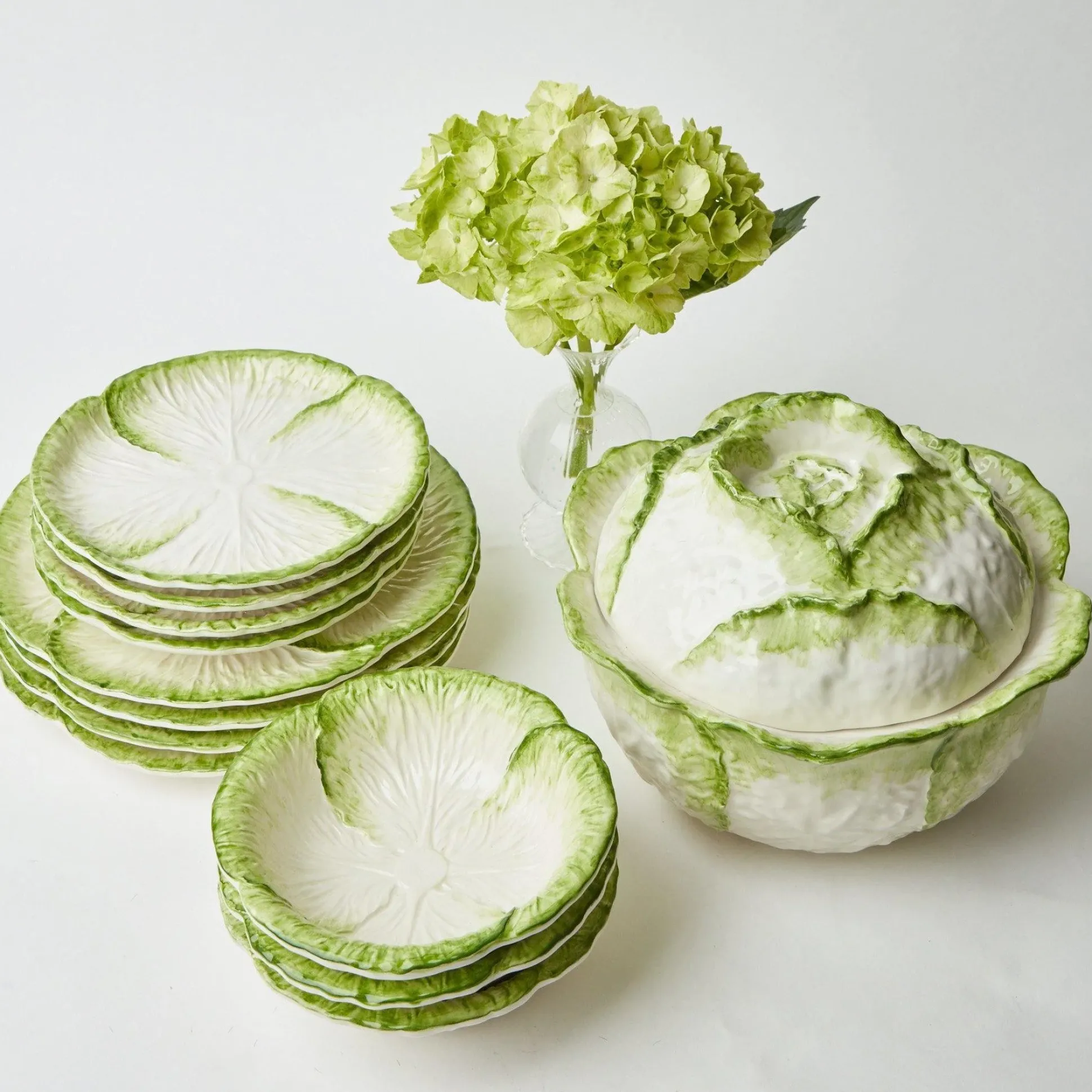 Capri Lettuce Starter Plate (Set Of 4)