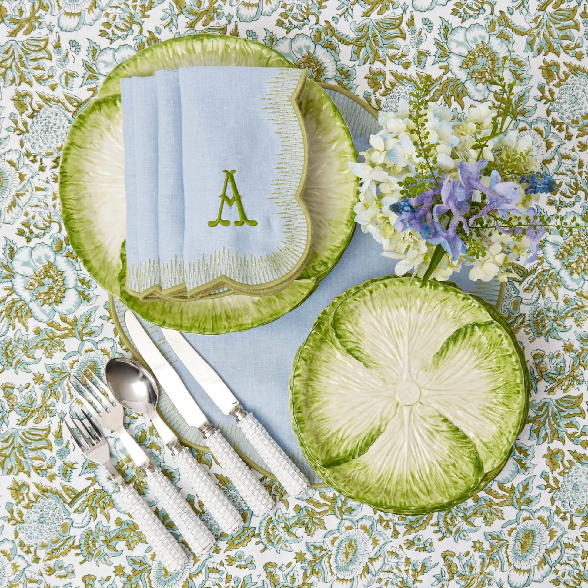 Capri Lettuce Starter Plate (Set Of 4)