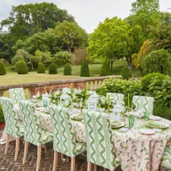 Charlotte Green Ikat Dining Chair