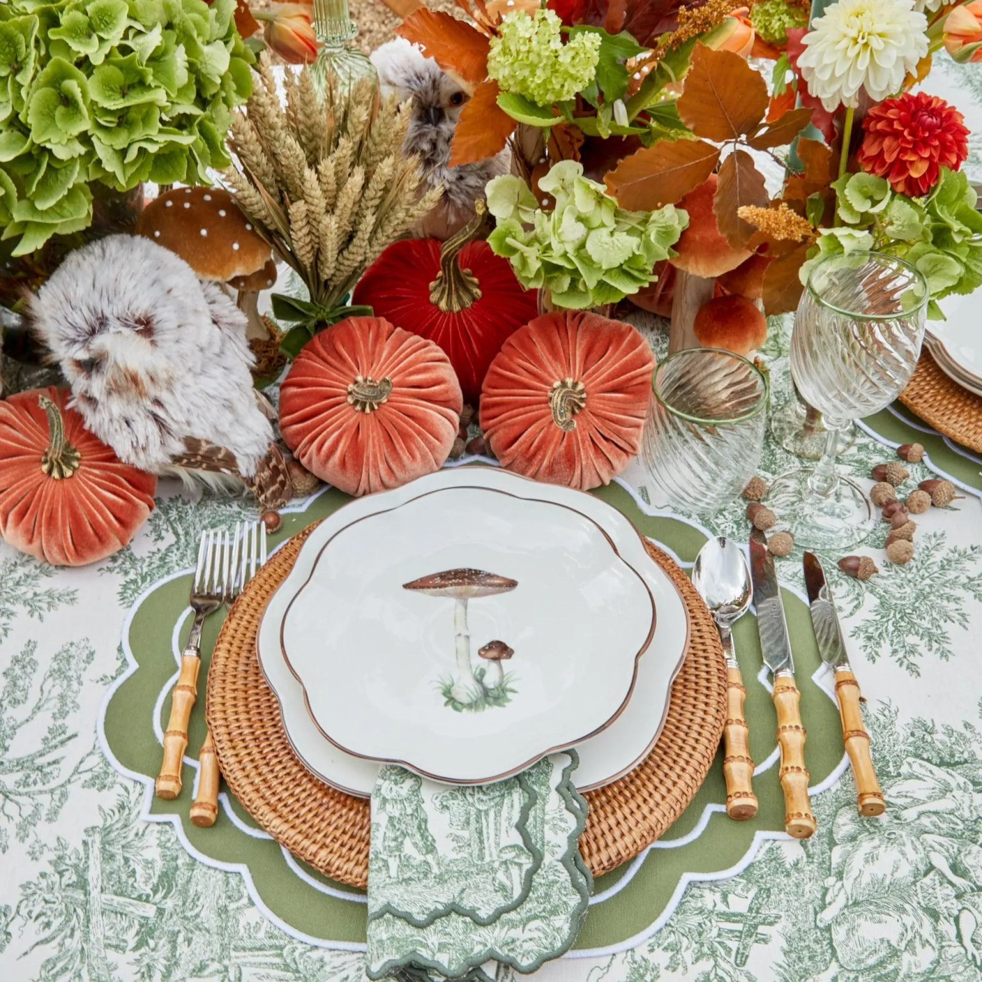 Chloe Toile Tablecloth