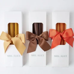 Chocolate Brown Candles (Set Of 8)