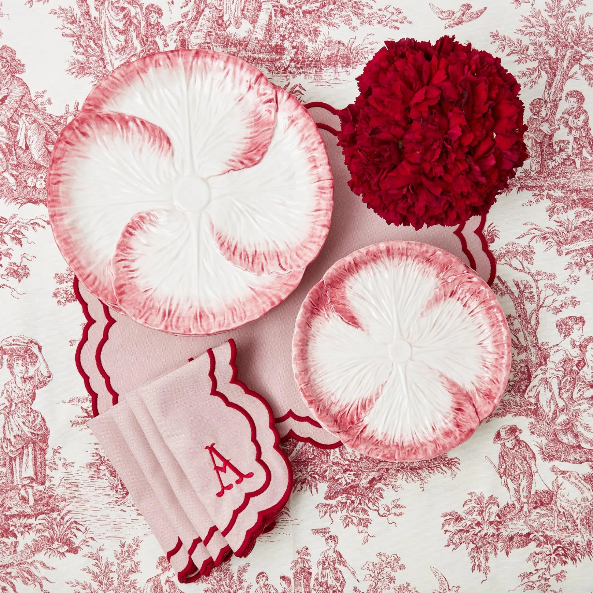 Claudette Toile Tablecloth