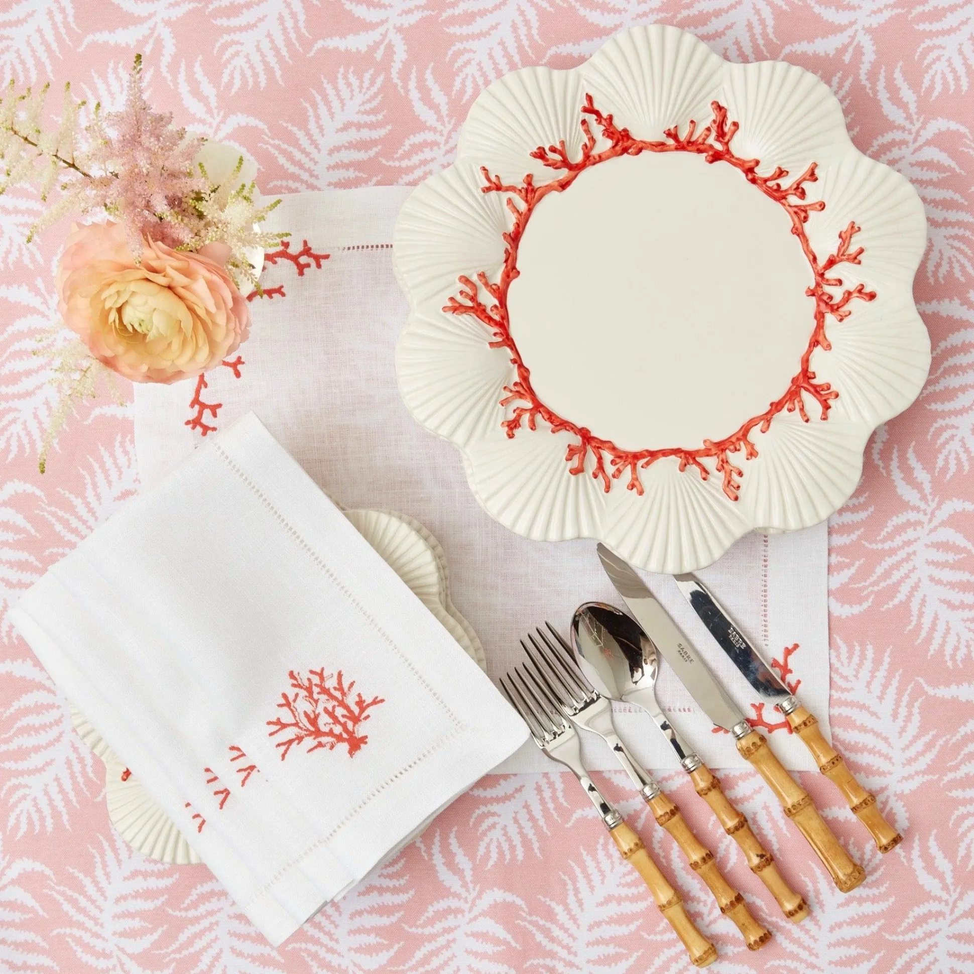 Coral Dinner Plate
