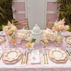 Coral Linen Placemats & Napkins (Set Of 4)