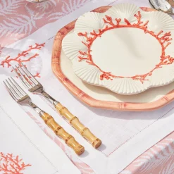 Coral Linen Placemats (Set Of 4)