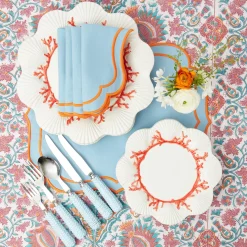Coral Starter Plates (Set Of 4)