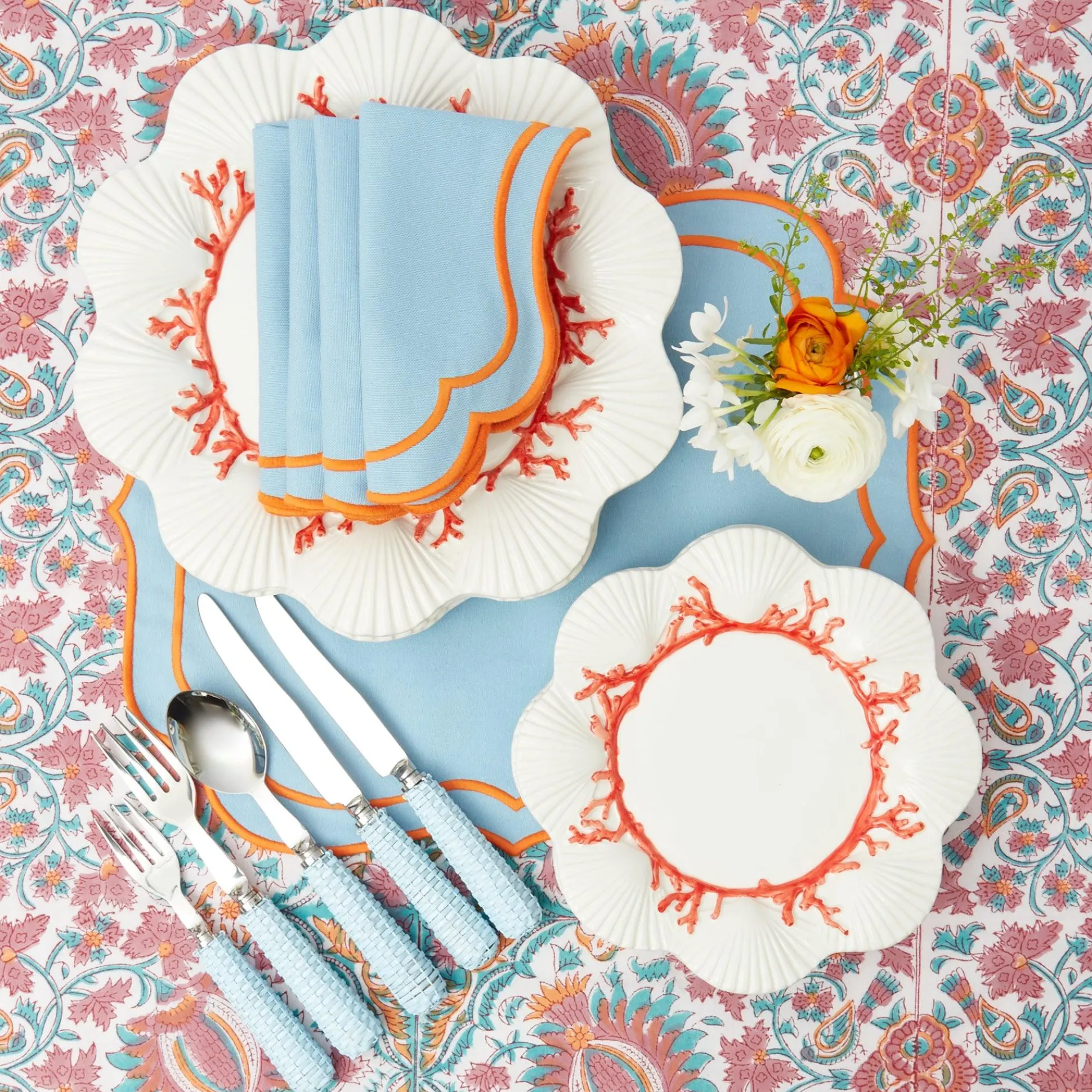 Coral Starter Plates (Set Of 4)