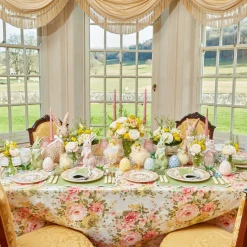 Dahlia Garland Dinner & Starter Plates (Set Of 8)