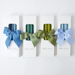 Dusty Blue Candles (Set Of 8)