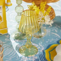 Eden Green & Yellow Candlescape