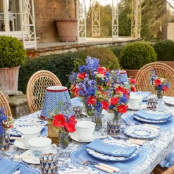 Eloise Blue Placemats & Coronation Napkins (Set Of 4)