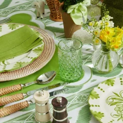 Emerald Hobnail Glasses & Jug Set