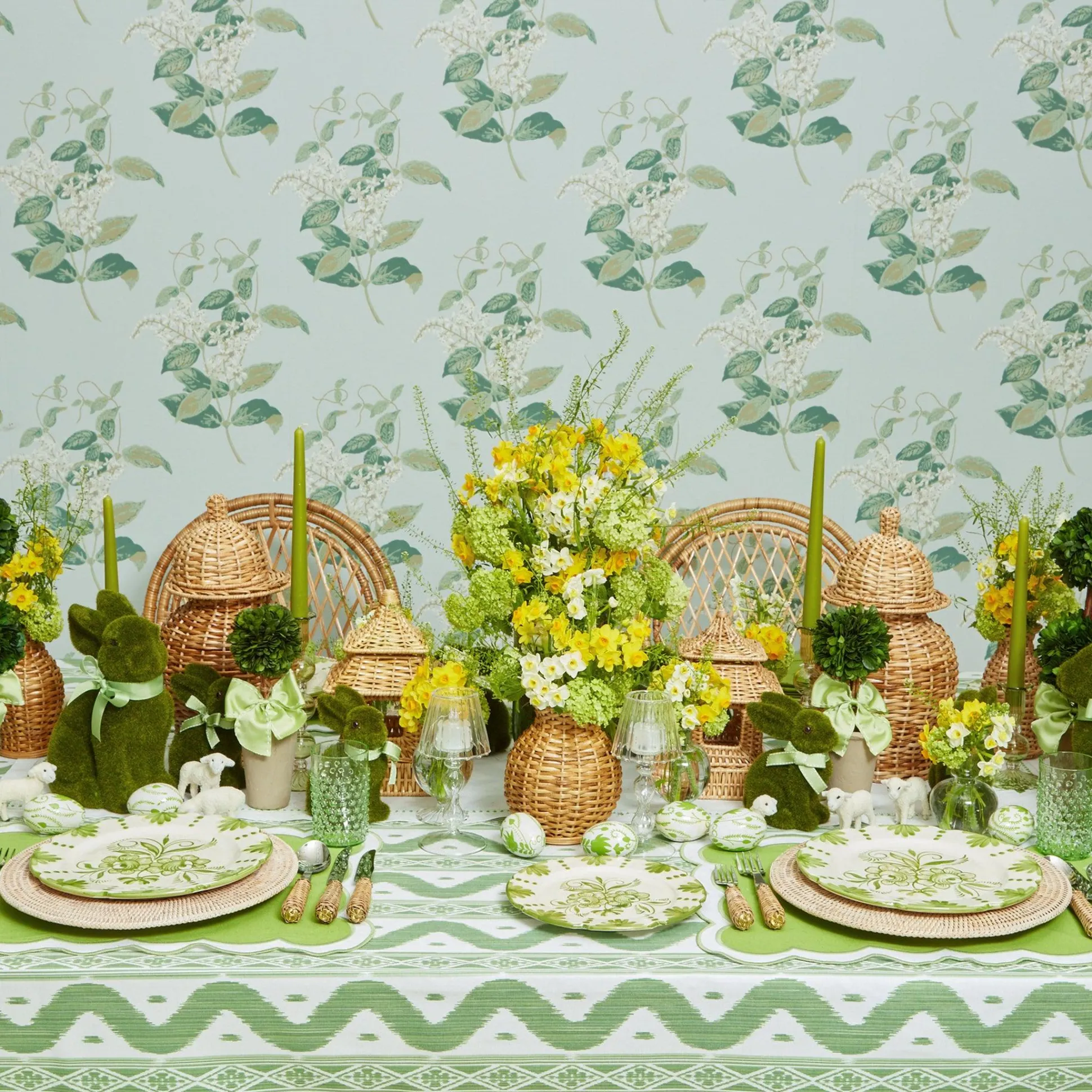 Emerald Hobnail Glasses (Set Of 6)